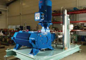 低速天然气重油双燃料发动机用 Cryostar公司制造的高压泵(300bar)
